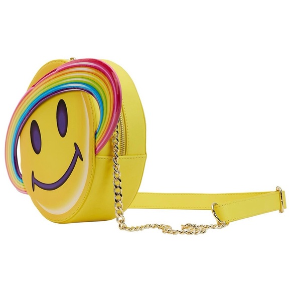 Lisa Frank Saturn Smiley Face Crossbody Purse - Picture 4 of 5